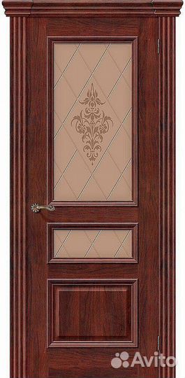 Межкомнатная дверь Bravo 001-0424 Вена Т-35 Красно