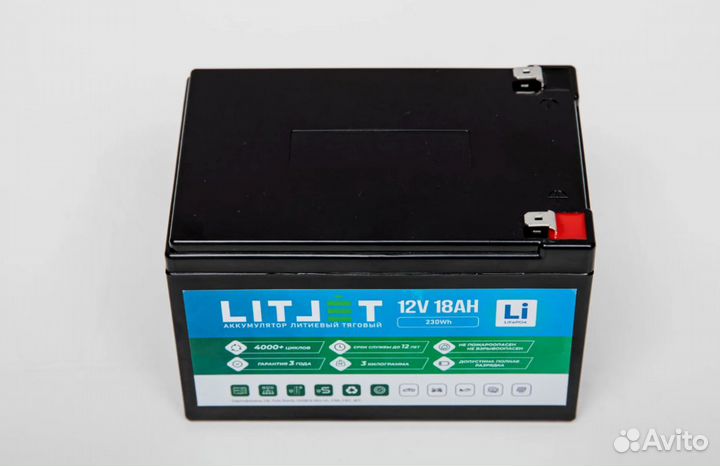Тяговый аккумулятор автодом lifepo4 12V