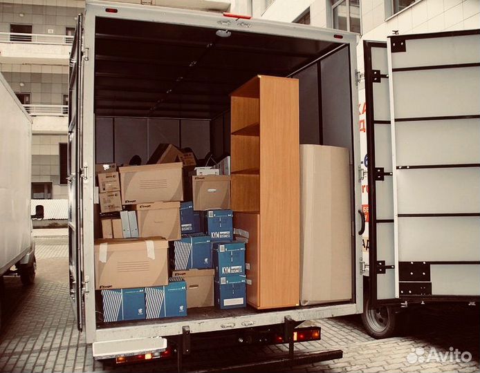 Переезды квартирные офисные грузчики газели