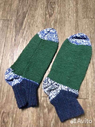 Носки шерстяные вязаные 44-45 размер