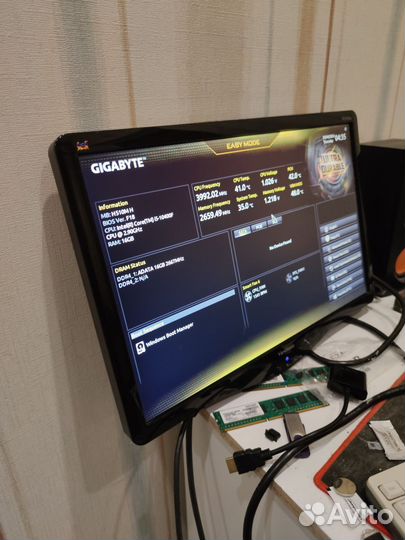 Комплект 10400f+h510+16gb+башня