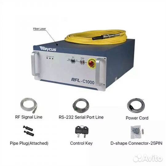 Волоконный лазерный источник Raycus RFL-C1000
