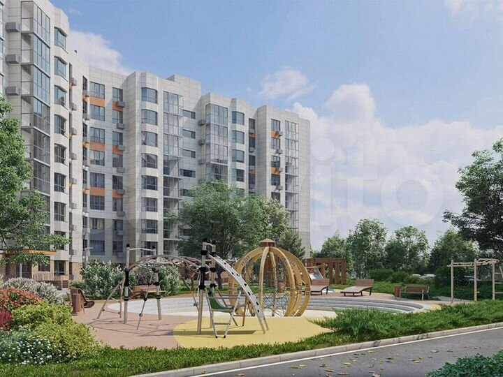 2-к. квартира, 54,1 м², 1/9 эт.