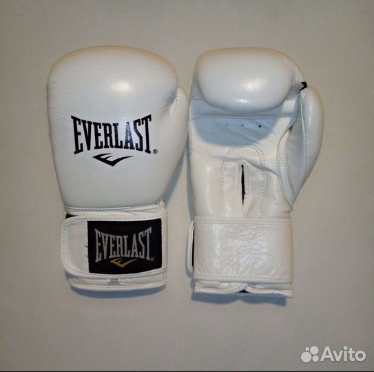 Боксерские перчатки everlast кожаные