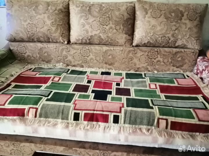 Комплект : покрывало, накидки на кресла - 2