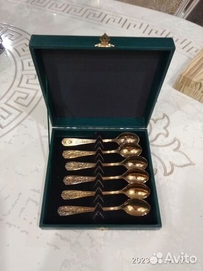 Новые ложки серебро,мельхиор