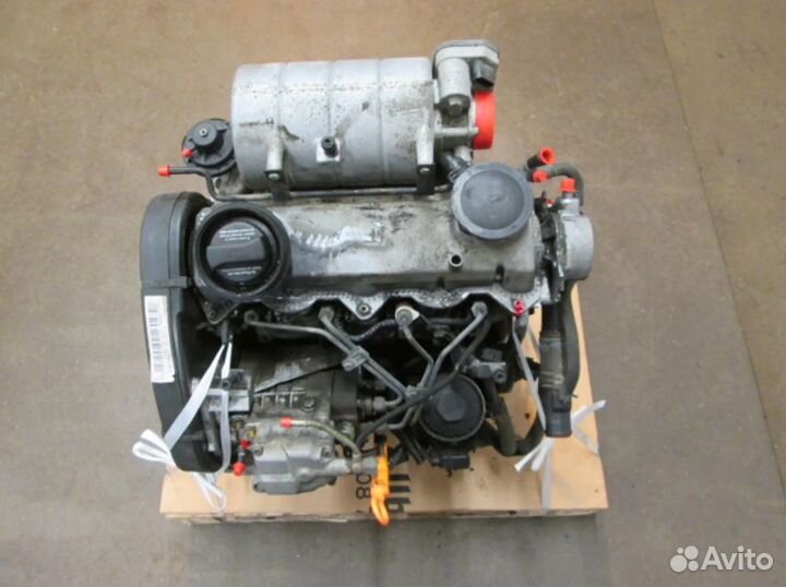 Двигатель контрактный и АКПП на volkswagen (ASY)