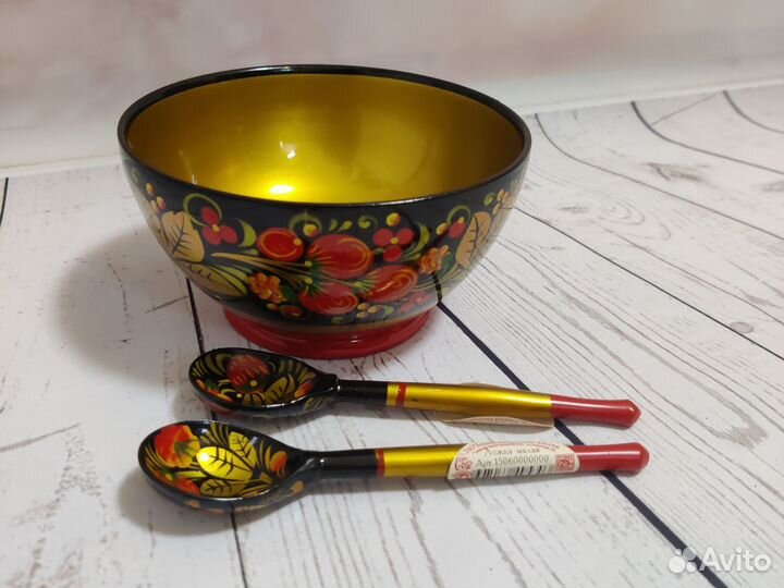 Посуда хохлома набор