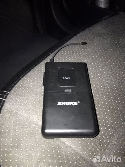 Головной микрофон Shure PGX1- мадонка+передатчик