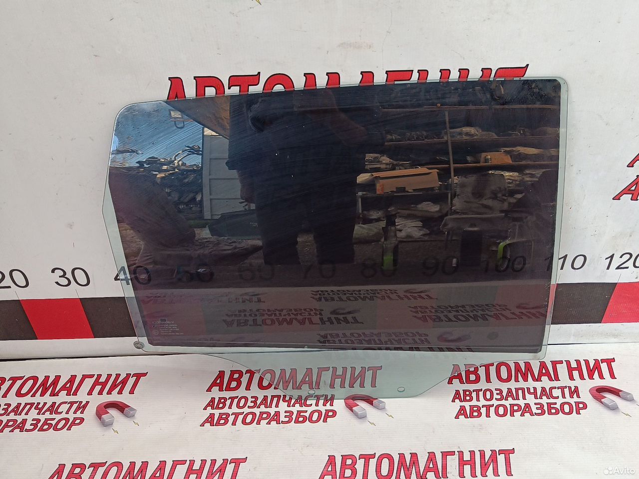 Стекло заднее правое Шевроле Авео Т200 хэтчбек
