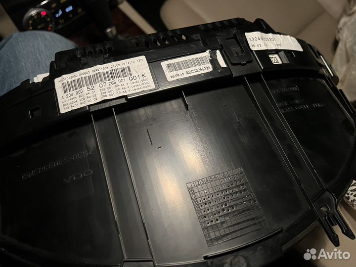 Панель приборов Мерседес GLK X204 (дорест)