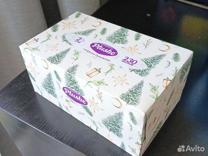 Салфетки бумажные Plushe двухслойные 230 шт