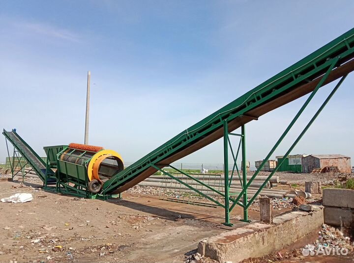 Сортировочный комплекс на базе барабанного грохота