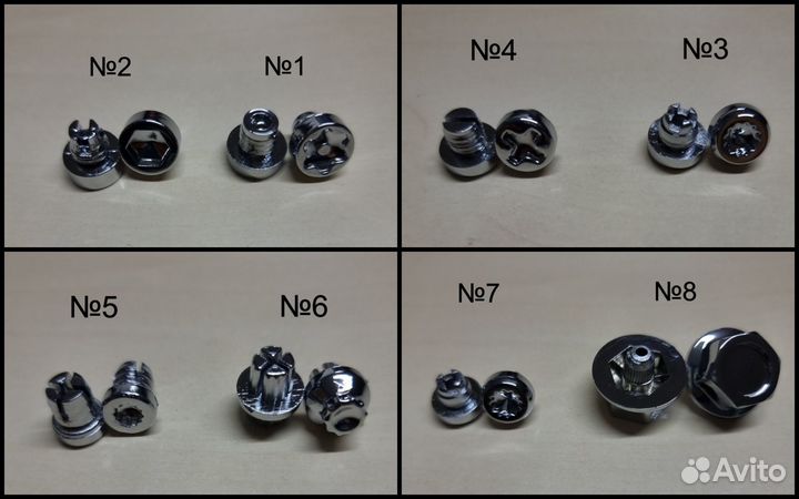 Фальшболты, пластиковые болты