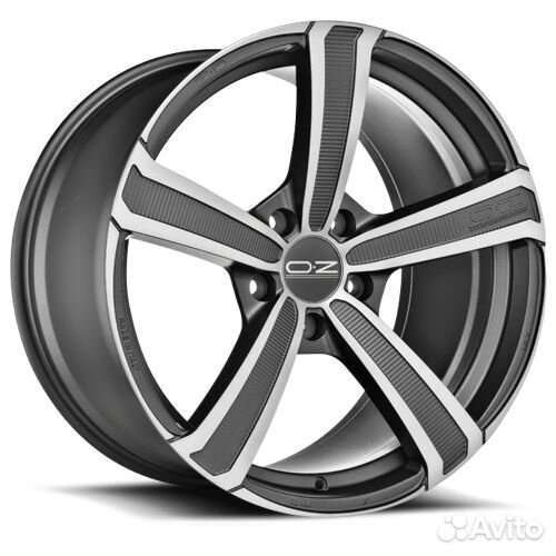 Диски O.Z Racing Montecarlo HLT 9,5x20 5x112 ET:52 79.0 Matt Dark Graphite Diamond Cut