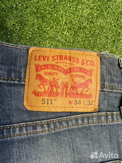 Мужские джинсы Levis 511 оригинал