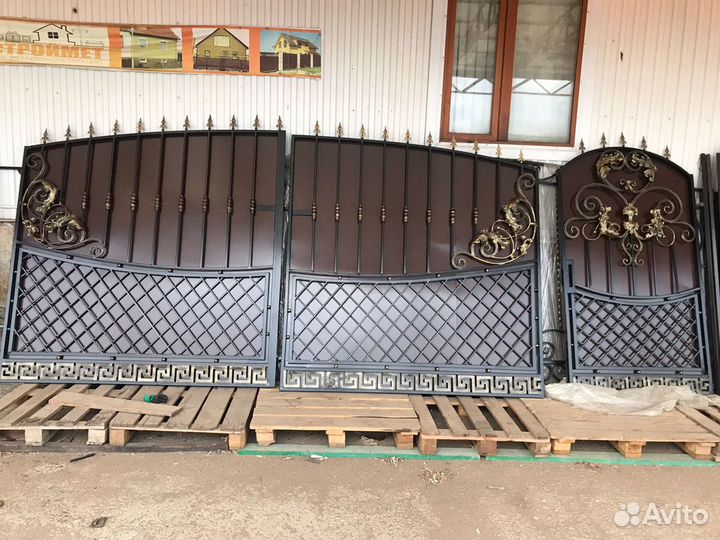 Кованые ворота