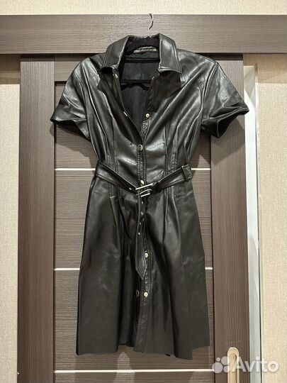 Кожаное платье
