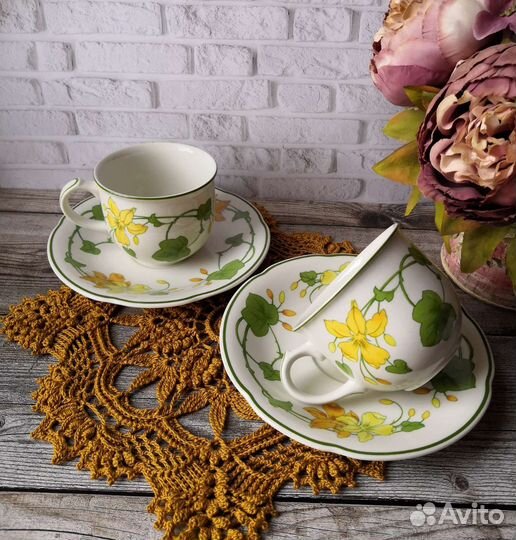 Немецкий чайные трио фарфор винтаж
