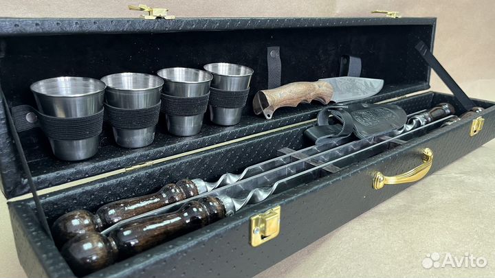 Шампуры подарок набор в чехле или кейсе