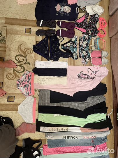 Вещи пакетом на девочку р-р 116 - 146