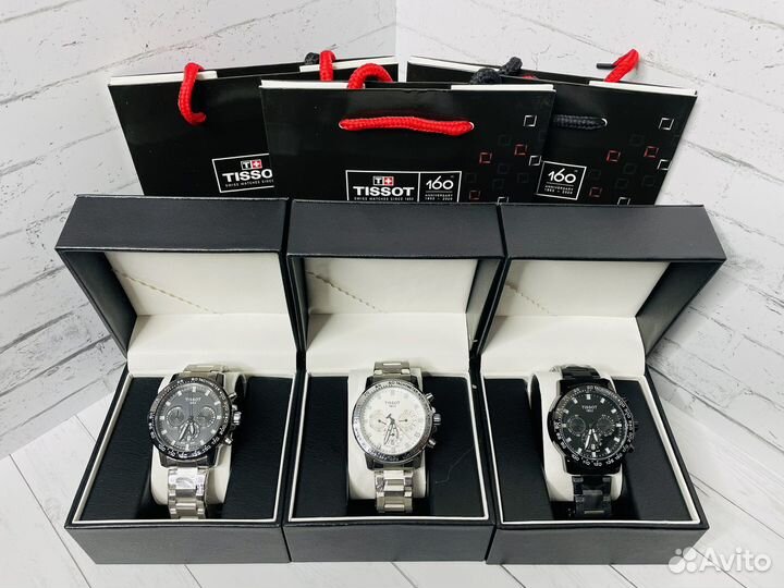 Новые мужские наручные часы Tissot Кварц Хронограф
