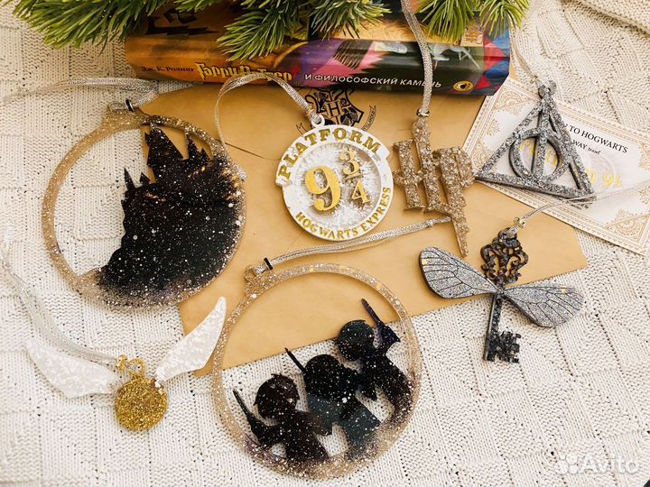Ёлочные игрушки Гарри Поттер