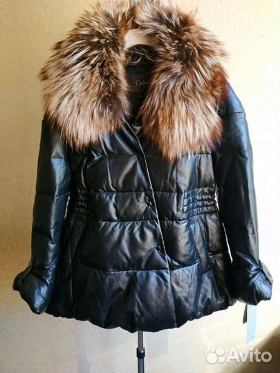 Кожа Пуховик куртка Cadenbo Италия