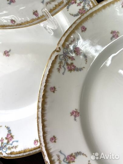 Антикварные тарелки Limoges начало 20 века