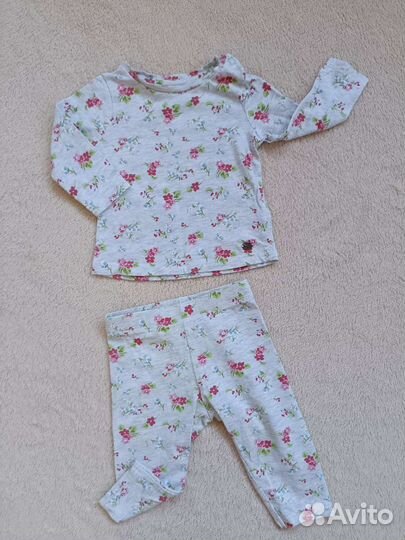 Пакет одежды на девочку 0-6 мес