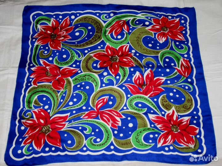 Шелковые платки ссср.Среднего размера Креповые