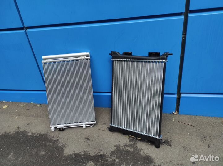 Радиатор основной и кондиционера Kia Optima