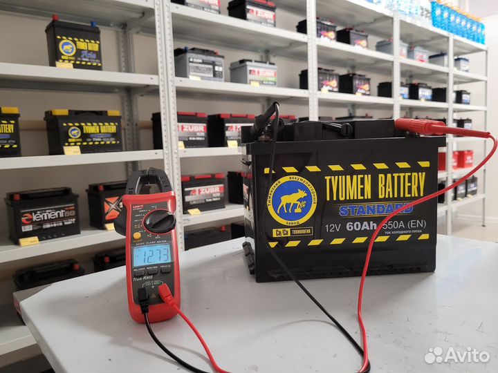 Аккумулятор тюмень standart 60Ah о.п. 550A L2L 242