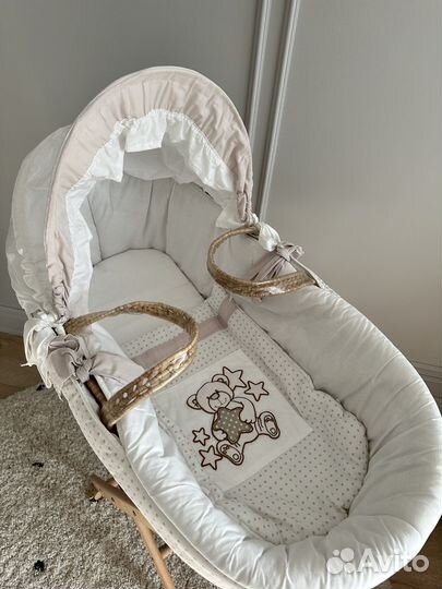 Колыбель плетеная