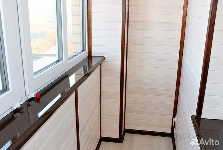 Пластиковый балкон с установкой