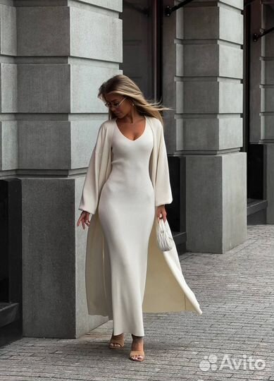 Платье с кардиганом новые