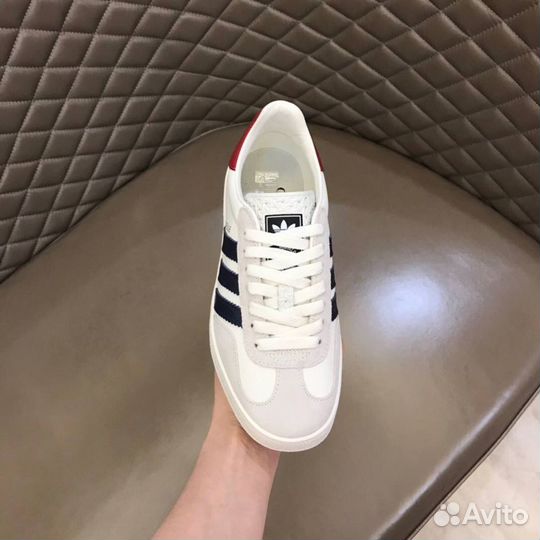 Кроссовки adidas gazelle x Gucci мужские premium