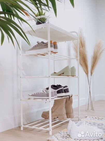 Подставка. Этажерка. 4 полки с корзиной