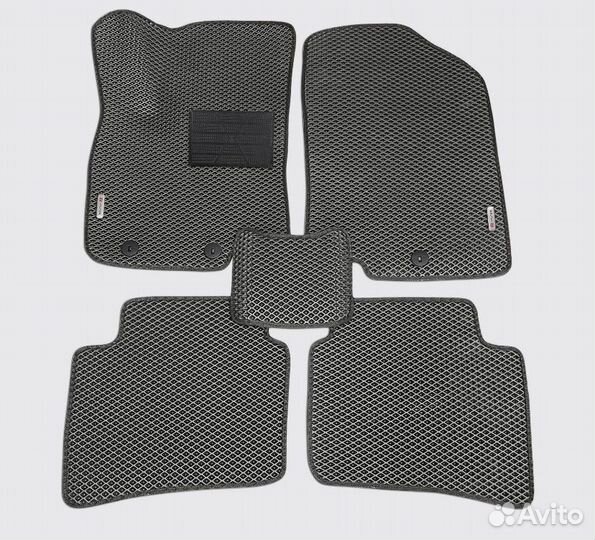 EVA коврики на hyundai solaris / эва коврики