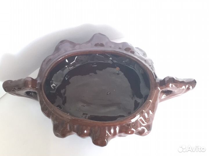 Глиняная чаша в глазури