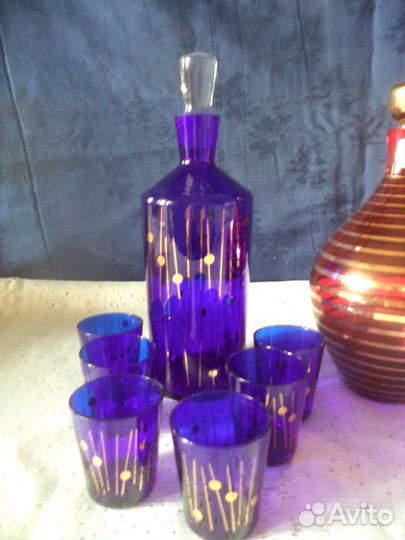 Графин Рюмки Богемия Чехословакия 70 -е