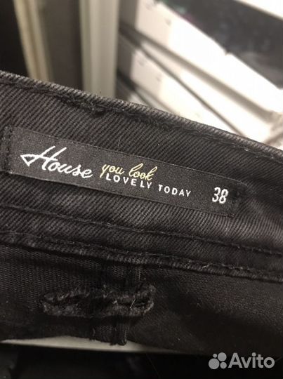 Джинсы черные