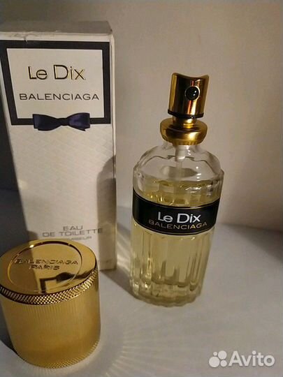 Le Dix Balenciaga туалетная вода,винтаж