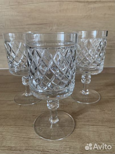 Хоустальные фужеры СССР