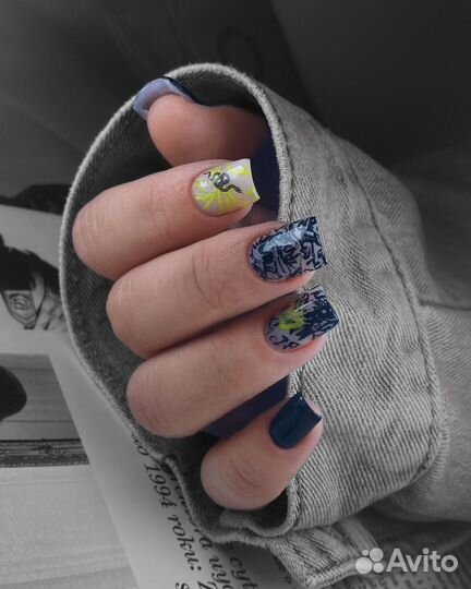 Маникюр Наращивание Гель-лак