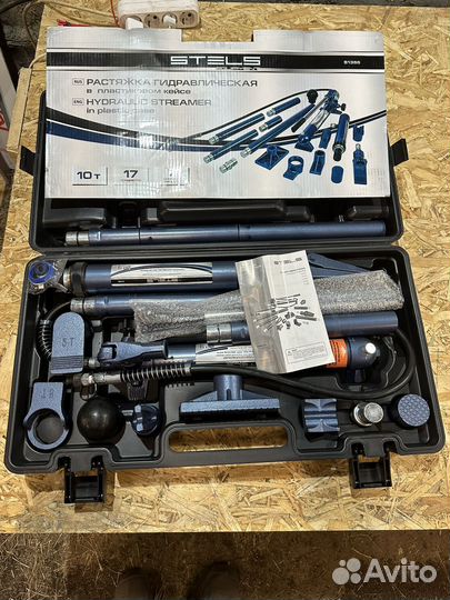 Растяжка гидравлическая 10 т stels 17 предметов