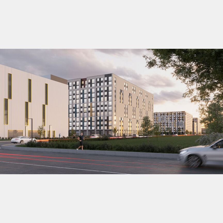 Квартира-студия, 31,5 м², 3/12 эт.