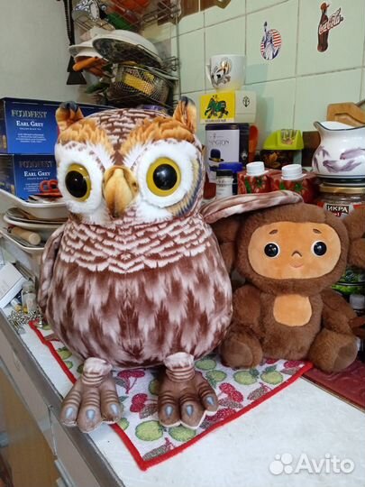 Мягкая игрушка Сова с чебуреком