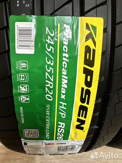 Kapsen RS26 Practical Max HP 245/35 R20 98ZR
