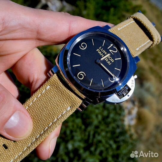 Ремешок для часов Panerai и других из канваса